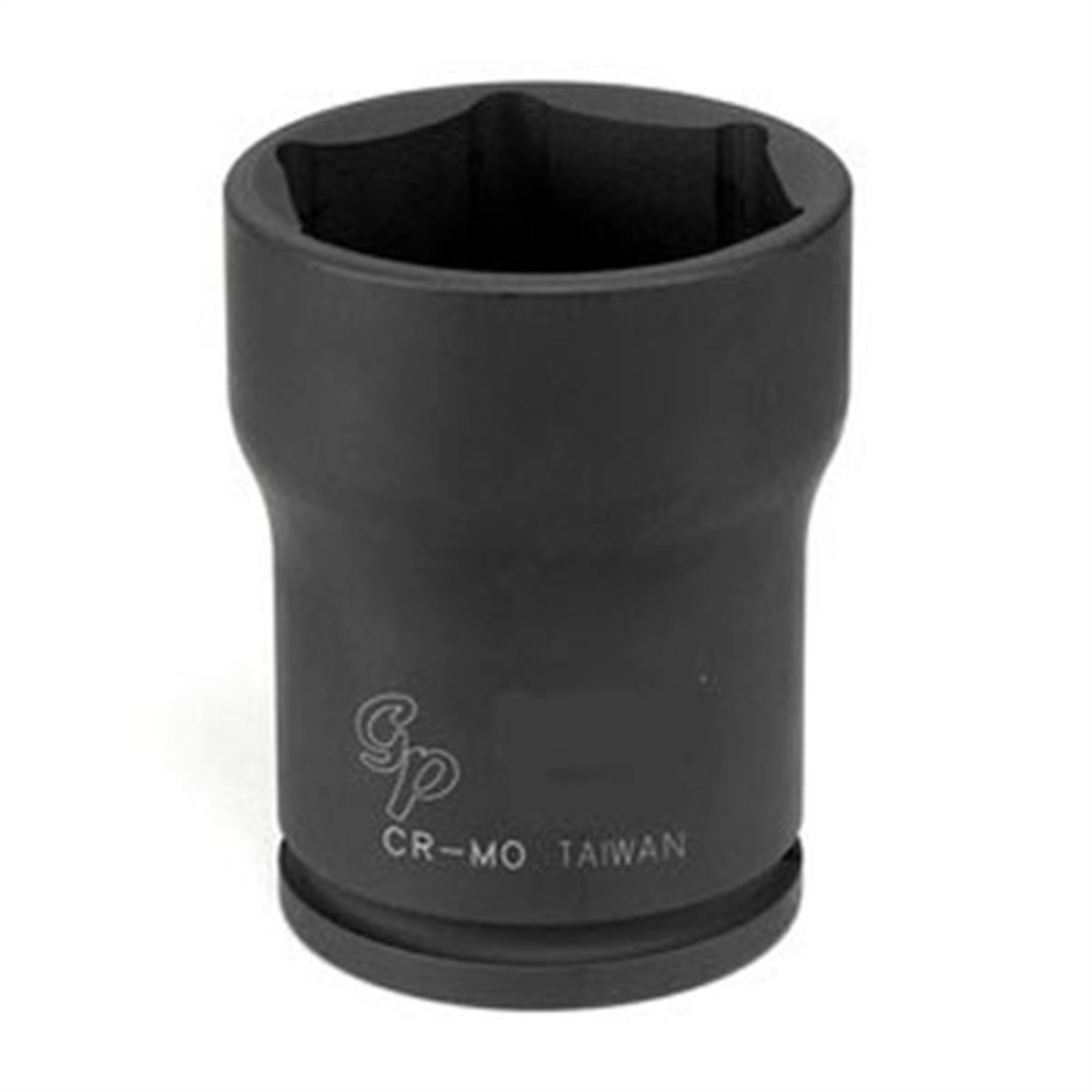 Grey Pneumatic Impact Socket — 55mm, 3/4in. Drive, 6-Point, Deep, Black, Model# GRE3755M